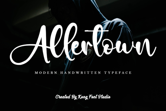 Allertown: A Modern Handwritten Font for Creative Projects