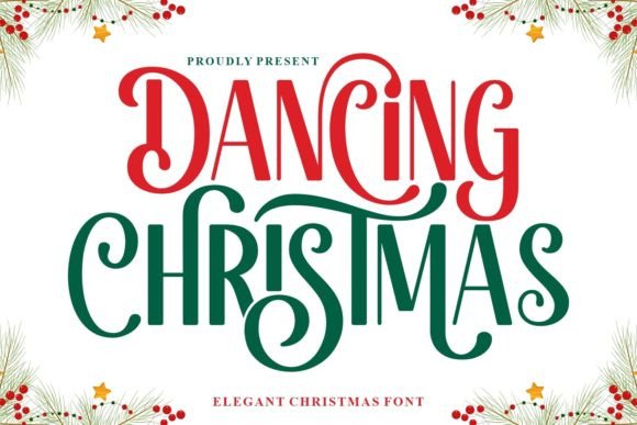 Dancing Christmas: An Elegant Handwritten Font for Holiday Projects