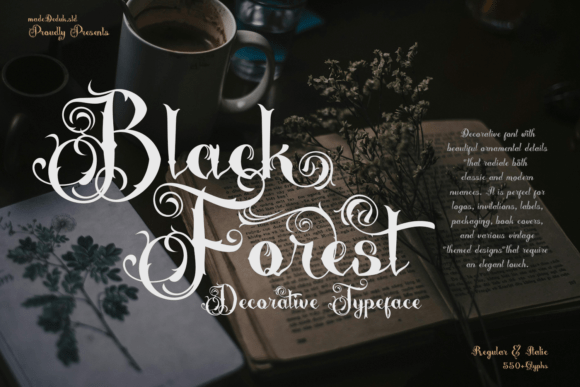 Discover Black Forest: An Ornate Typeface for Timeless Design