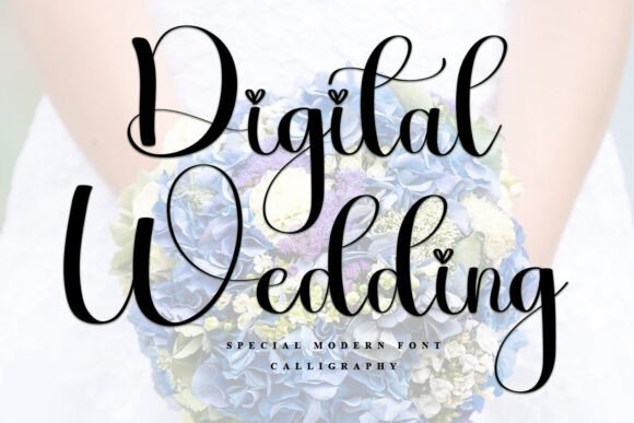 Discover the Charm of the Digital Wedding Font