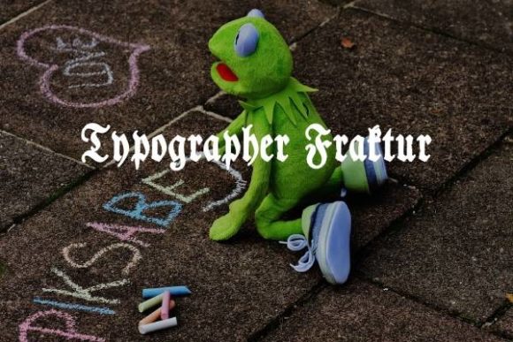Discovering Typographer Fraktur: A Bold Blackletter Typeface
