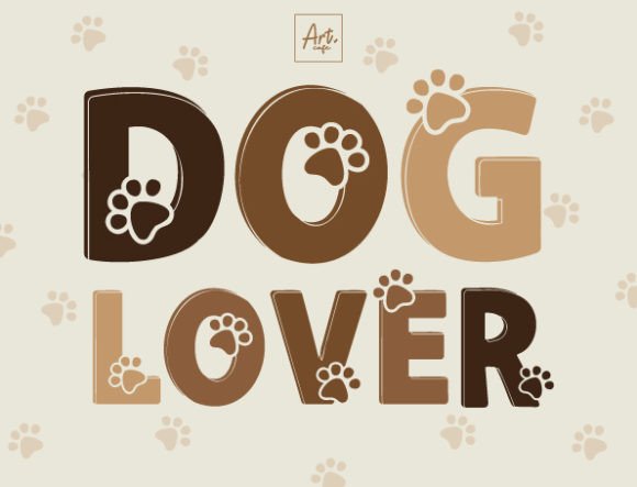 Dog Lover: A Charming Typeface for Playful Designs