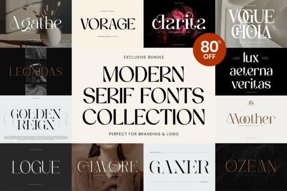 Elevate Your Typography with the Modern Serif Bundle