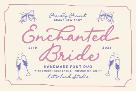 Enchanted Bride: A Font Duo for Romantic Design