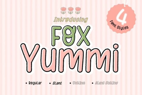 Fox Yummi: A Sweet Handwritten Font for Creative Projects