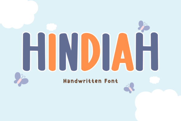 Hindiah: A Font That Radiates Joy and Playful Optimism
