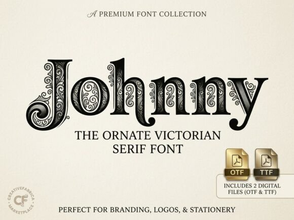 Johnny: The Ornate Victorian Serif for Legendary Design