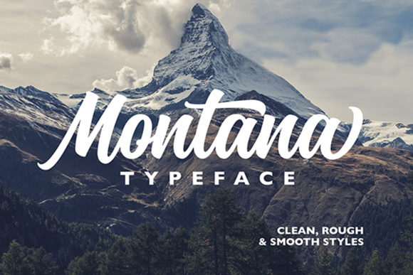 Montana: A Stylish Handwritten Font for Bold Designs