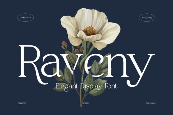 Raveny: A Refined Serif Font for Elegant Design