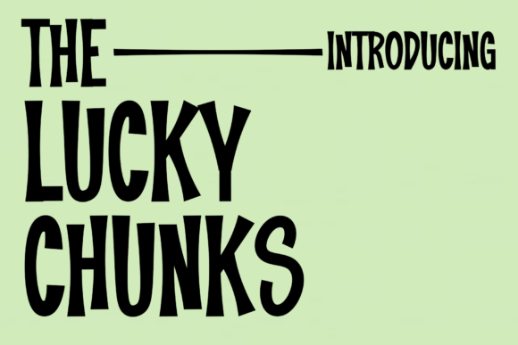The Lucky Chunks: Elegant Script Font for Creative Projects
