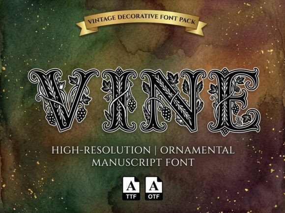 Vine: A Striking Display Font for Bold Design