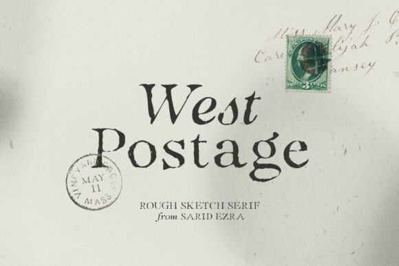 West Postage: A Handcrafted Serif with Organic Charm