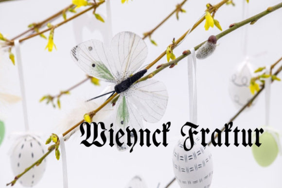 Wieynck Fraktur: A Bold Blackletter for Modern Design